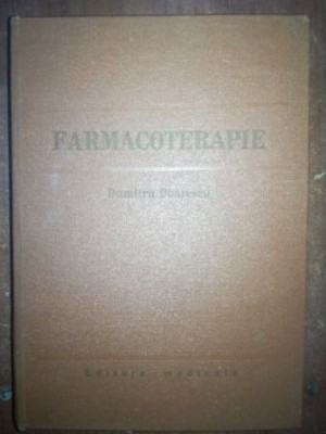 Farmacoterapie- Dumitru Dobrescu foto