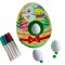 Set interactiv educational de artizanat EggDecor in forma de ou pentru Paste +3 ani