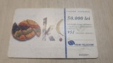 Cartela telefonica Romtelecom 1998, Talk!, 50.000 lei