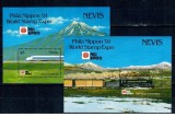 Nevis 1991 - Locomotive, trenuri, colite neuzate
