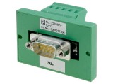 Conector D-Sub 9 pini soclu tată cu şurub pentru montare pe panou PHOENIX CONTACT