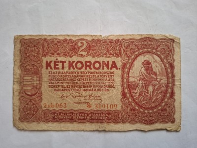 2 coroane 1920 foto