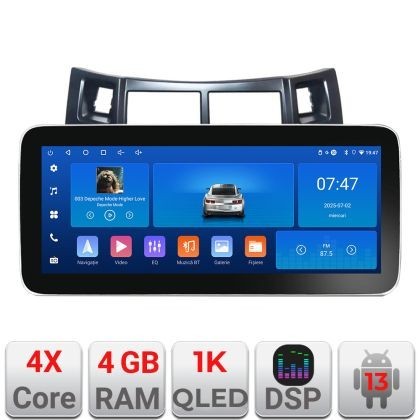 Navigatie Toyota Yaris 2008-2011 K-YARIS08 Edotec 4+64 12.3 inch Incell 1K android Wifi 5Ghz gps internet CarStore Technology