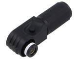 Conector DC DEGSON ESP-200A-50-BK-18 1,5kV IP67 crimpat, mufă alimentare 1 pin