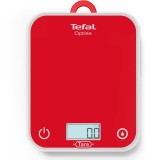 Cantar de bucatarie Tefal Optiss BC50U3V0, 5 kg, sticla securizata, functie Tara, functie de cantarire a lichidelor, precizie 0.5g, afisaj LCD, carlig