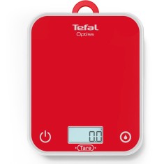 Cantar de bucatarie Tefal Optiss BC50U3V0, 5 kg, sticla securizata, functie Tara, functie de cantarire a lichidelor, precizie 0.5g, afisaj LCD, carlig