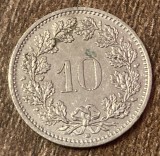 C50 - Moneda foarte veche - Elvetia - 10 rappen - 1996