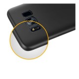 Cumpara ieftin Pachet husa pentru Samsung Galaxy S6 Edge, MyStyle Perfect Fit , Black, cu folie de protectie gratis