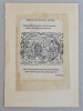 Jost Amman &quot;Curva din Babilon&quot; xilogravura 1571, Religie, Cerneala, Altul