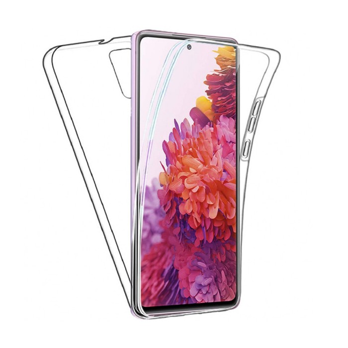 Husa 360 compatibila cu Samsung Galaxy S20 FE, Full Body, Fata TPU si Spate PC, HTPMag&reg;, Transparent
