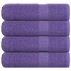 VidaXL Prosoape de m&acirc;nă 4 buc Violet 50x100 cm 360 g/m&sup2; 100% bumbac 136879