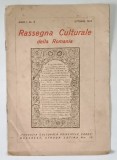 REVISTA RASSEGNA CULTURALE DELLA ROMANIA ANNO I No. 8 M 1925