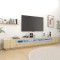Comodă TV cu lumini LED, stejar sonoma, 300x35x40 cm