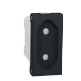 Priza simpla standard europran 1M Schneider Noua Unica antracit NU303154