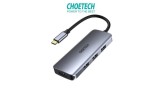 Choetech HUB-M19 7 &icirc;n 1 Multiport USB C HUB adaptor 3x USB 3.0 HDMI Micro SD / SD Card Reader