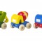 Set 3 camioane din lemn Orange Tree Toys