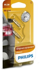 Bec Interior Auto W1.2W Philips Vision, 12V, 1.2W, 2 buc foto