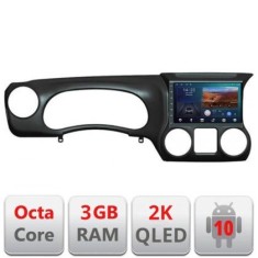 Navigatie Jeep Wrangler 2014-2016 Android ecran Qled 2K Octa Core 3+32 carplay android auto Kit-wr-15+EDT-E310v3-2K CarStore Technology foto