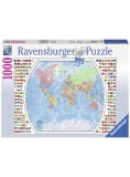 Puzzle Ravensburger Political World Map 1000pc (19633)