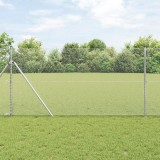 VidaXL Gard hexagonal 1x50 m Oțel galvanizat