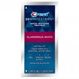 Benzi Albirea Dintilor, Crest 3D Whitestrips, Glamorous White, 10% Concentratie, 1 plic (2 benzi)