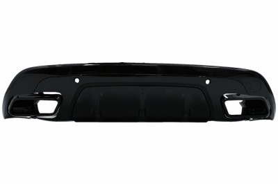 Difuzor Bara Spate Land Range Rover Velar SUV L560 (2017-up) Dynamic Look Negru Lucios Performance AutoTuning foto