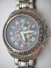 4541-Ceas Pierre Jardin quartz functional cu registre fictive retro Cronograf.