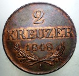 F.606 AUSTRIA 2 KREUZER 1848 A XF