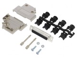 Conector D-Sub HD 44-Pin Mamă Unghi 45&deg; Gold