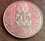 C50 - Moneda foarte veche - Noua Zeelanda - 20 centi - 2002