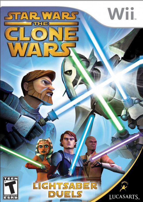 Joc Wii classic Star Wars The Clone Wars si pt wii U
