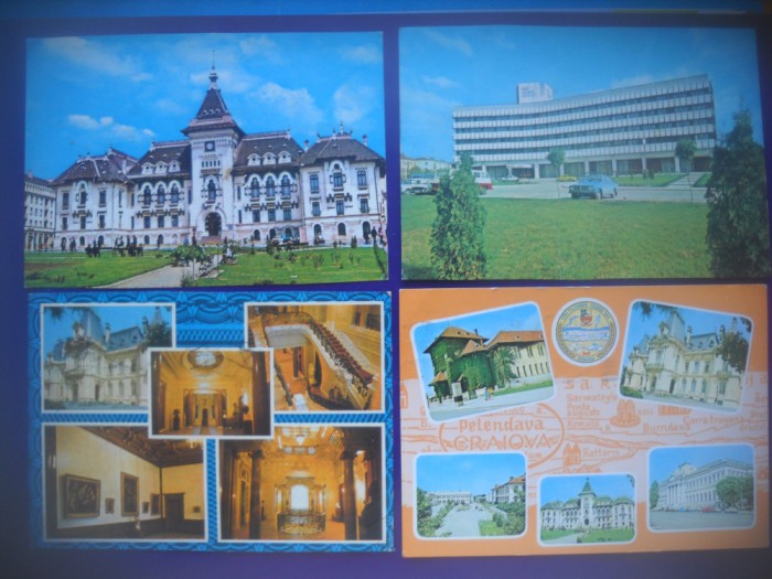 HOPCT LOT 4124 - IP- 4 CARTI POSTALE-CRAIOVA.-JUD -DOLJ-CIRCULATE