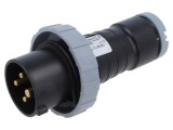 Conector alimentare AC trifazate AMPHENOL IP&amp;S 16A 500V mufă tată IP69K