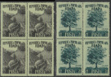 1956 Romania - Luna Padurii, blocuri de 4 timbre LP 408 MNH, Protectia mediului, Nestampilat