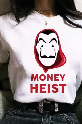 D794-2 Tricou casual Money Heist, La Casa de Papel foto