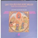 Disc vinil, LP. Que Tes Oevres Sont Belles-Jacques Berthier, Didier Rimaud-242708