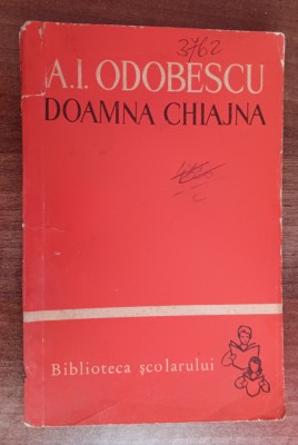 myh 419f - BS 71 - Al Odobescu - Doamna Chiajna - ed 1963 foto