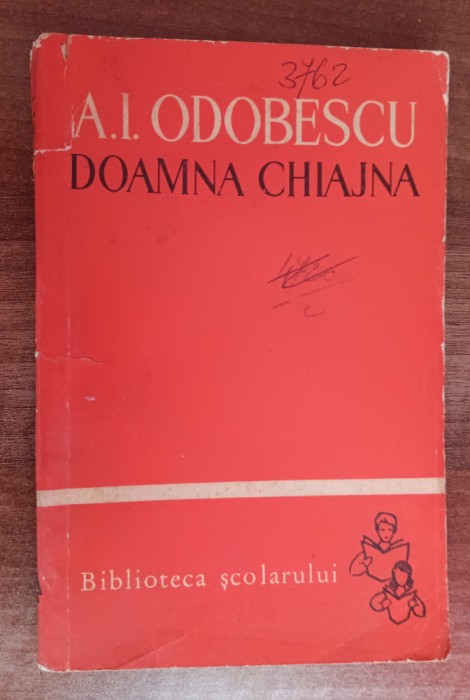 myh 419f - BS 71 - Al Odobescu - Doamna Chiajna - ed 1963