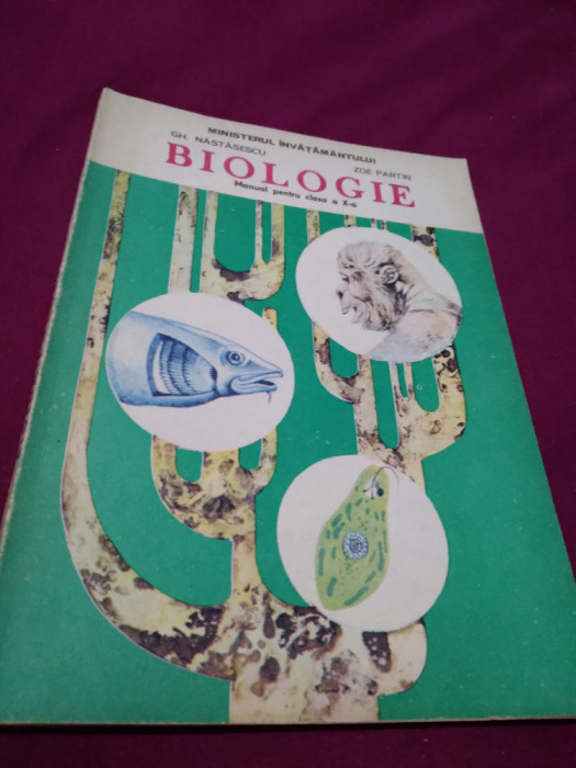 MANUAL BIOLOGIE CLASA X GH. NASTASESCU 1996