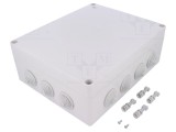 Cutie de conexiuni ELEKTRO-PLAST NASIELSK IP55 gri 282x342x115mm cu garnituri, Referinta EPN-2723-02