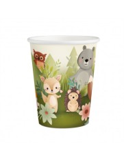 Set 6 pahare prietenii pădurii 220 ml foto