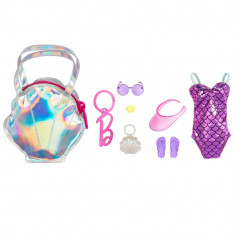 Set gentuta si costum de baie pentru Papusa, Barbie, HJT43