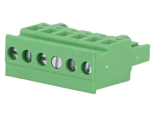 Regletă Conexiuni Deconectabilă 5,08mm 6 Piste Unghi