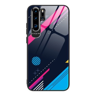 Husa pentru HUAWEI P30 Pro - Glass (Pattern 4) foto