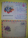 HOPCT PLIC S NR 958 SET 2 PLICURI 8 MARTIE -FLORI/FLORA - RUSIA -CIRCULAT