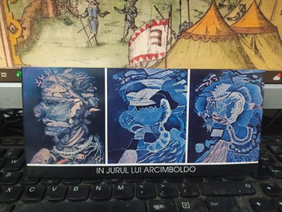 Ion Gheorghiu pliant, text Andrei Pleșu, exp. &amp;Icirc;n jurul lui Arcimboldo, 1993, 152 foto