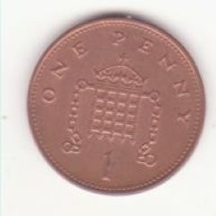 Marea Britanie 1 Penny 1998 - Elizabeth II 4th portrait; magnetic