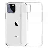Husa Silicon Transparenta iPhone 11 Pro, Anti-soc, Anti-alunecare, Bumper