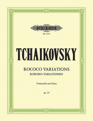 Variations on a Rococo Theme Op. 33 (Edition for Cello and Piano): Sheet