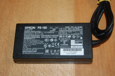 Alimentator imprimanta EPSON PS-180 24V 2.1A model M159D mufa cu trei pini foto